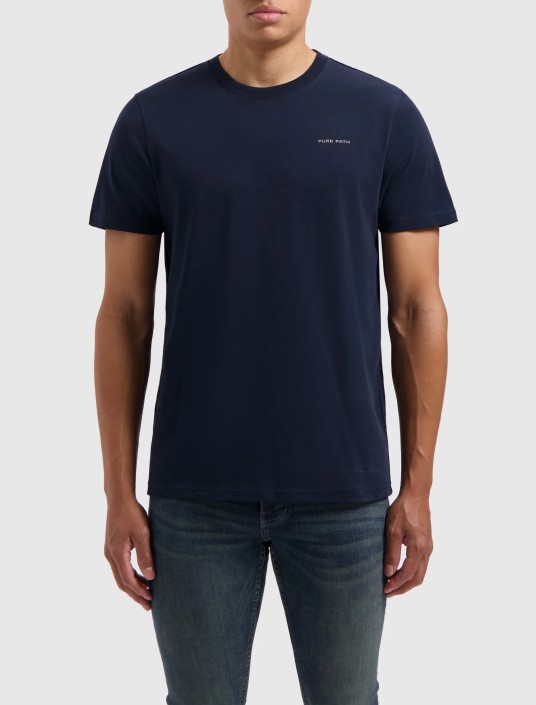 Pure path t-shirt navy 