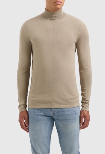 Pure path Turtleneck beige 