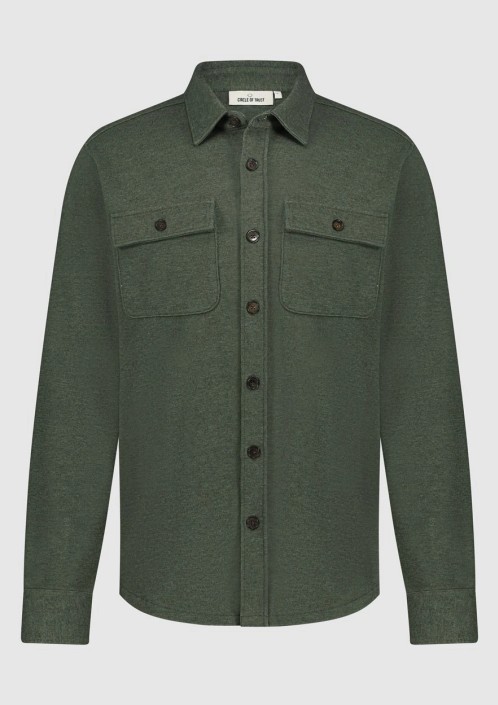 Circle of trust shane overshirt green