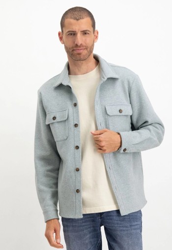 Circle of trust overshirt valentin blue