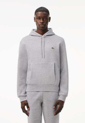 Lacoste fleece hoodie grey