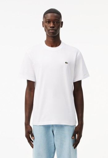 Lacoste t-shirt wit classic fit 