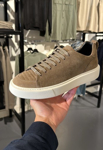 Morato shoes beige suede sneaker 