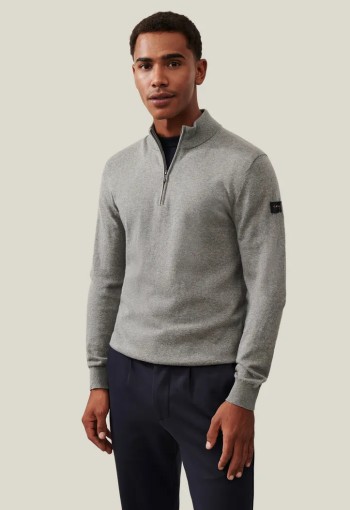 Cavallaro desio half zip grey 