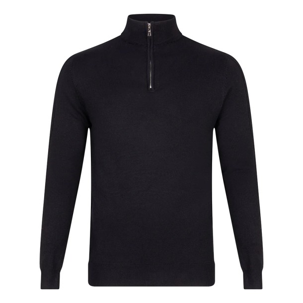 Radical knitwear half zip black